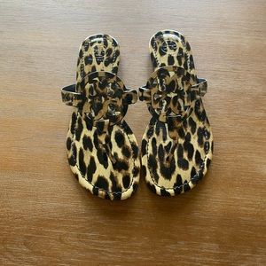 Tory Burch Miller Leopard Sandals